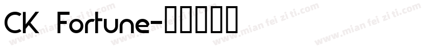 CK Fortune字体转换